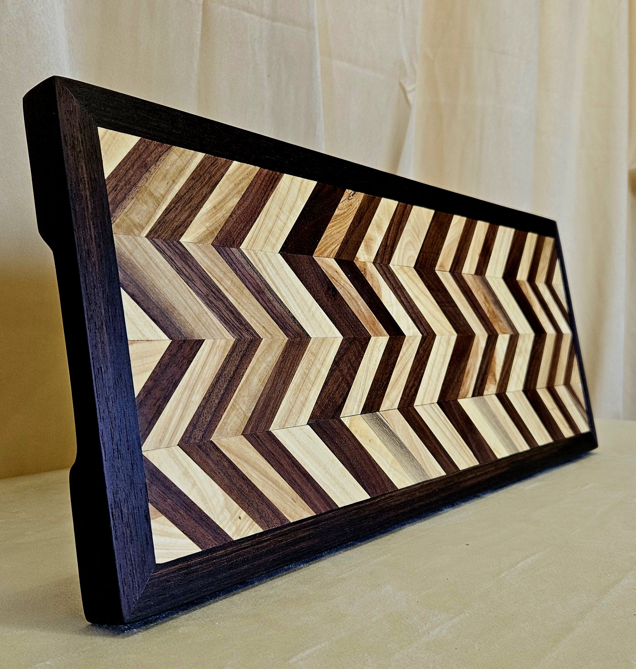 Chevron charcuterie / serving board