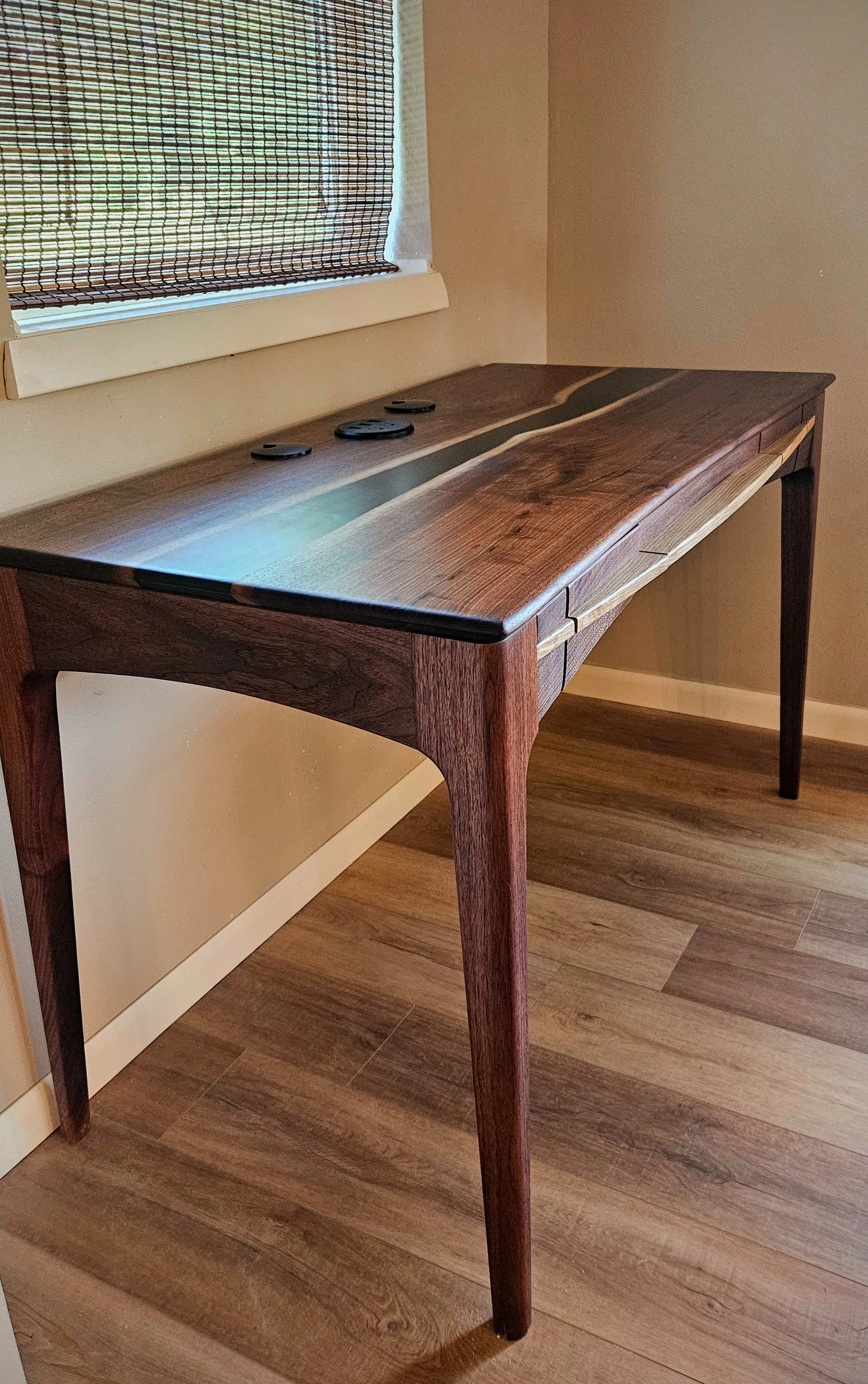 Epoxy "river" desk