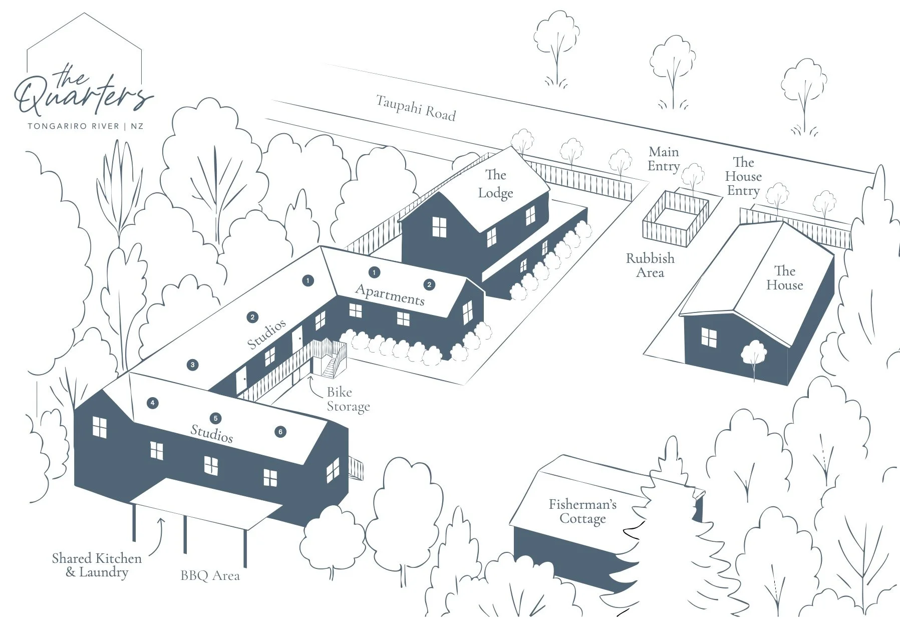 Group Accommodation Map