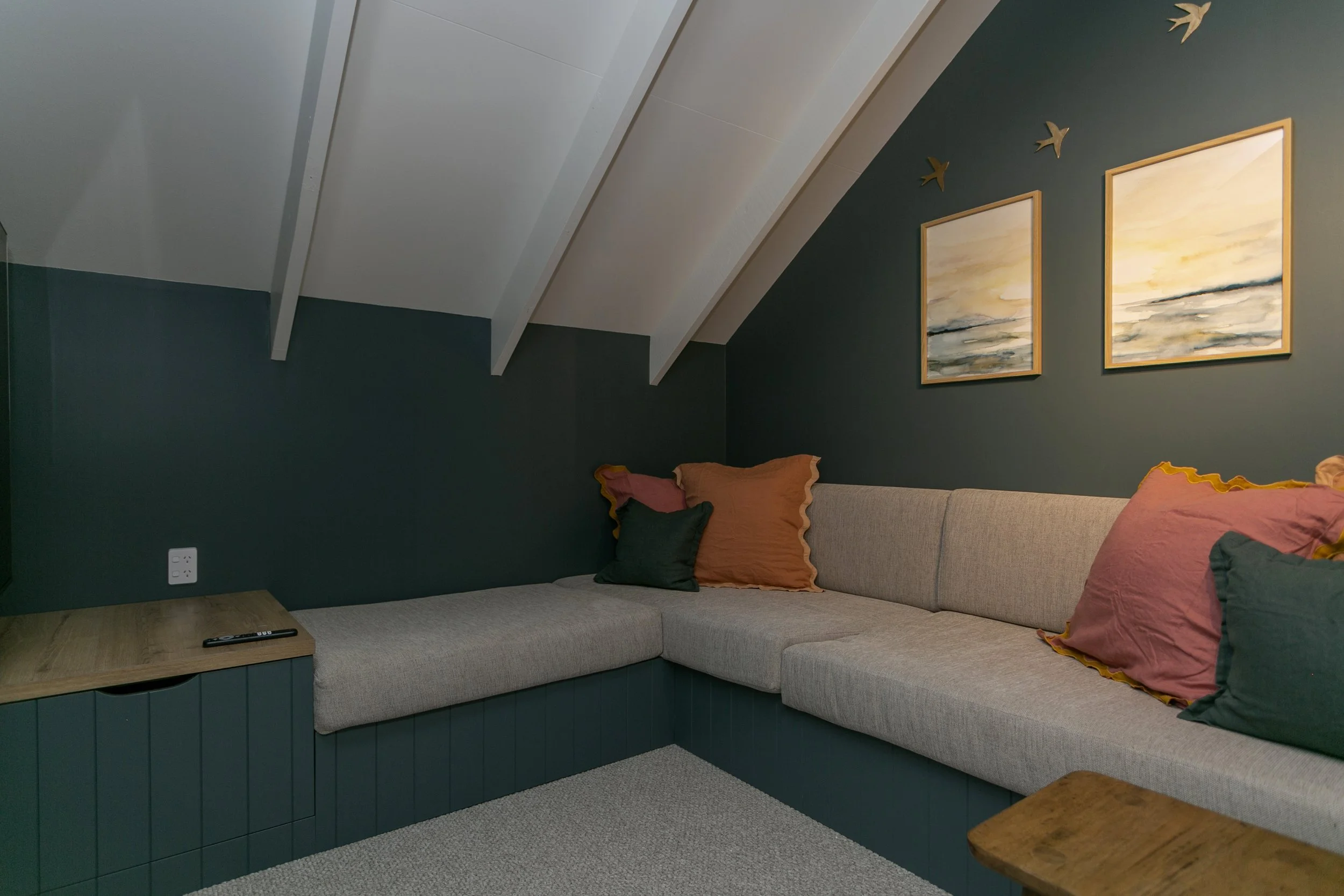 Upstairs media room
