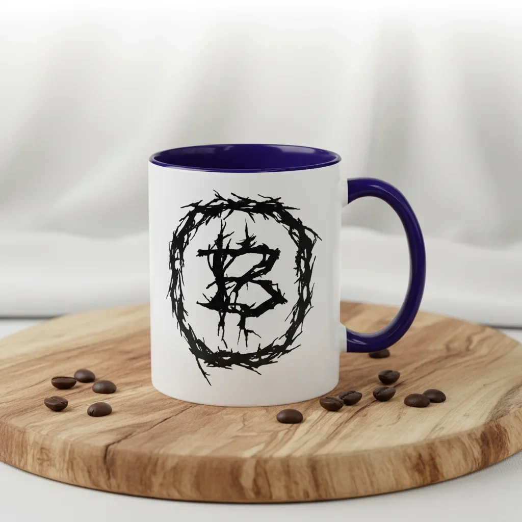 This 11oz blue coffee mugs for men who never surrender to FUD