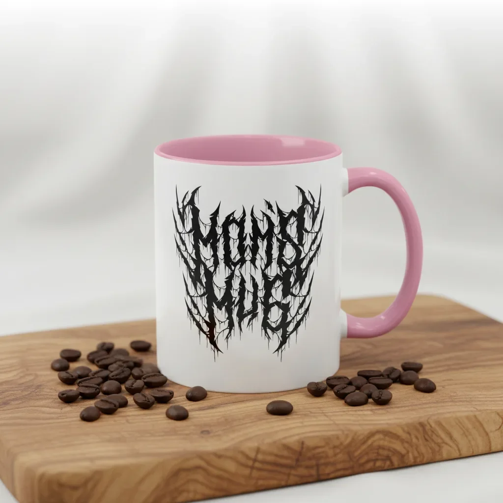 An 11oz pink unique coffee mugs for her claiming dominance