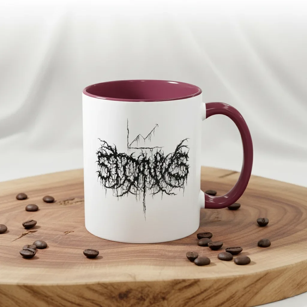 When your portfolio bleeds, this 11oz maroon finance humor mug bleeds with you