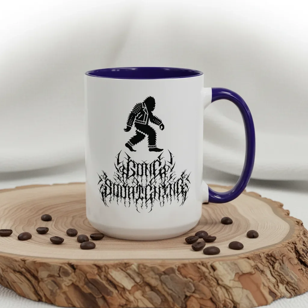 A 15oz blue cute coffee mugs vessel for monster hunters