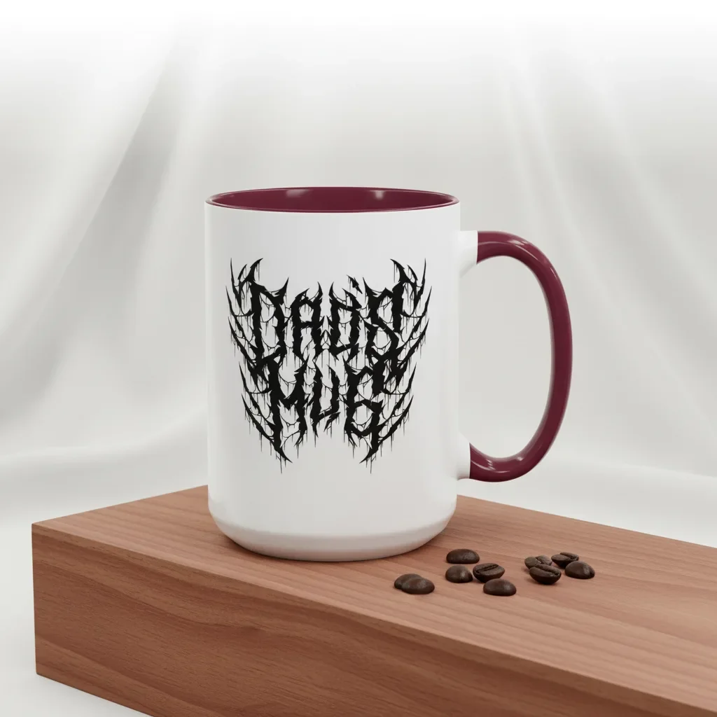 This 15oz maroon dad coffee mugs guarding brew