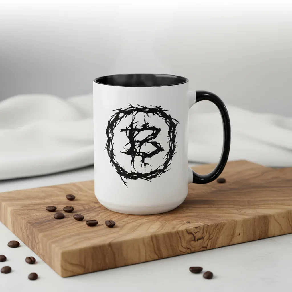 This 15oz black novelty mugs for crypto warriors