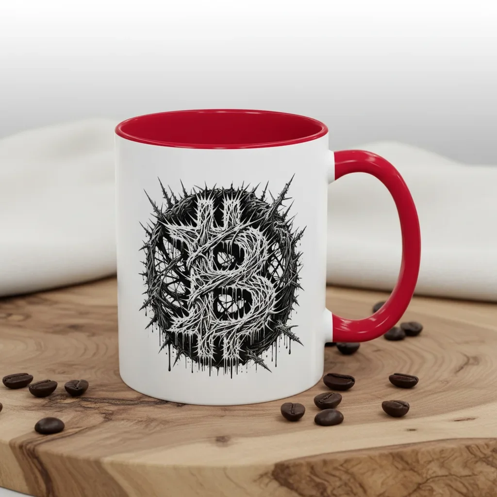 11oz red coffee mug for men trading crypto