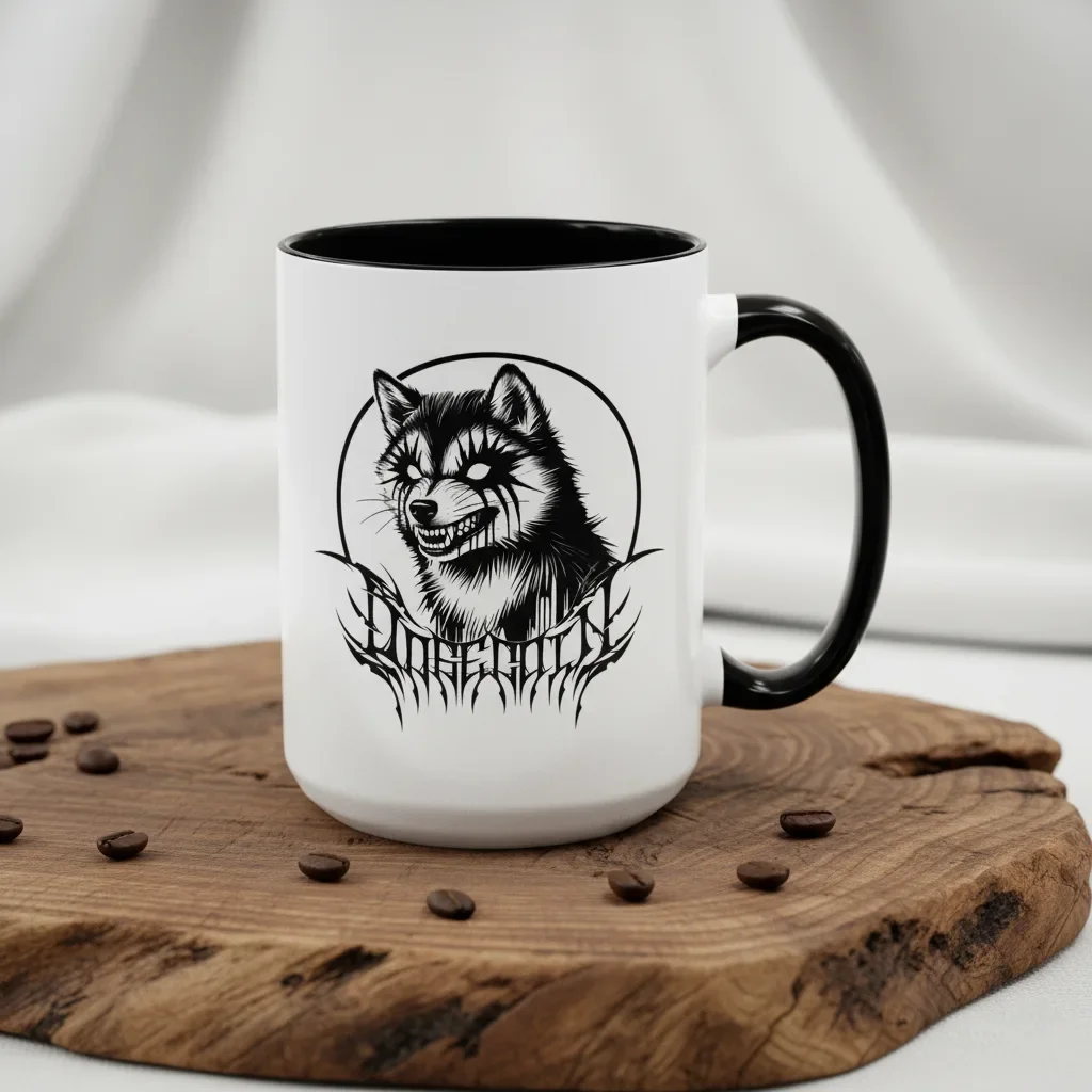 Maximum meme power in this 15oz black badass coffee mug