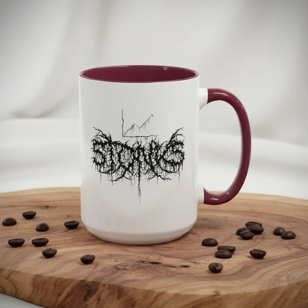Outlast any bear market with this 15oz maroon finance humor mug of pure trading fuel