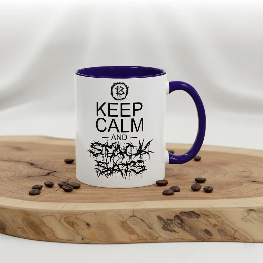 Your 11oz blue unusual coffee mug channels diamond hands
