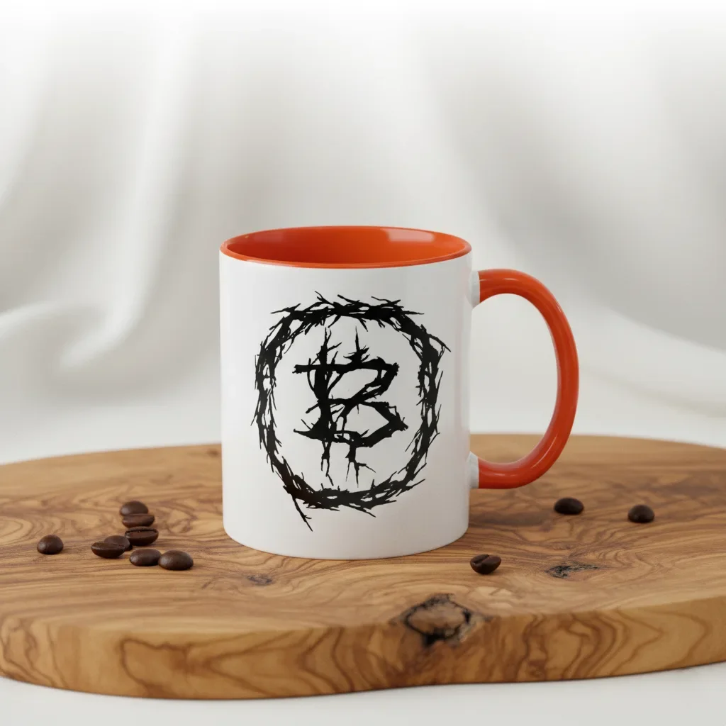 These novelty mugs come in 11oz orange for true Bitcoin believers