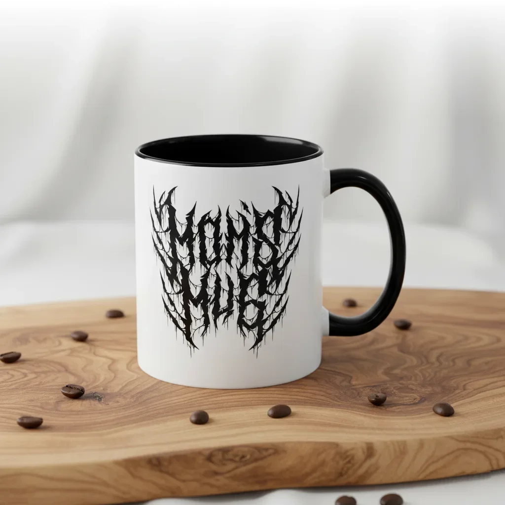 These coffee mugs for women come in 11oz black for mug-defending mothers