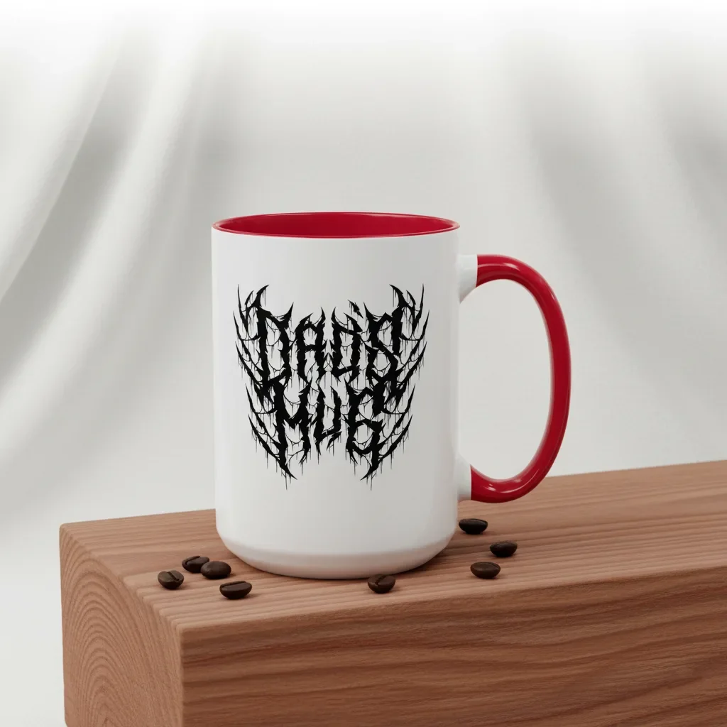 This 15oz red coffee mug for dads of pure power
