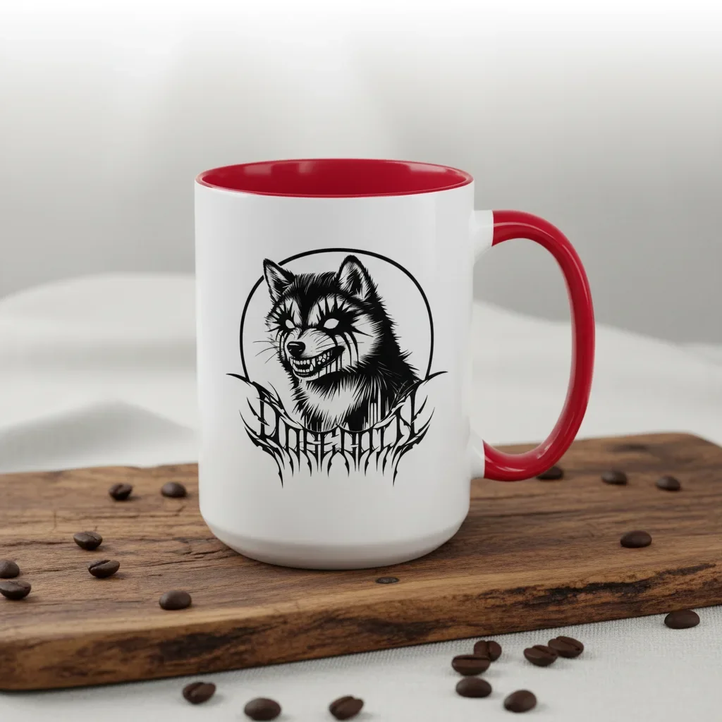 This 15oz red crypto coffee mug for moonshot chasers