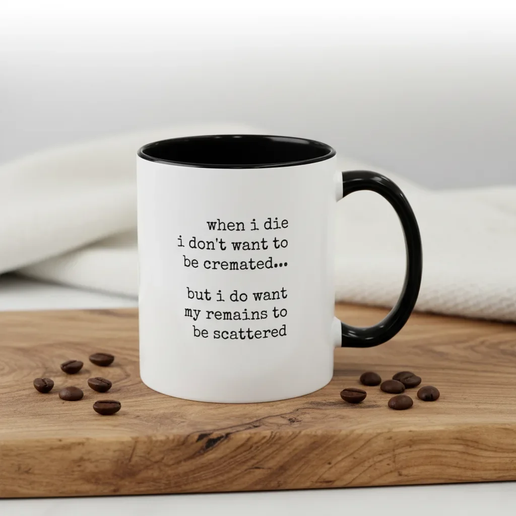 These unique coffee mug come in 11oz black for dark humor lovers