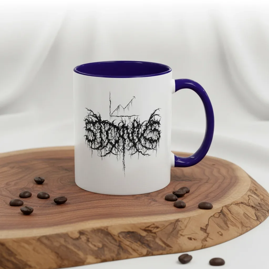 Your caffeine mainline comes in this 11oz blue cool coffee mugs for guys who YOLO their portfolio
