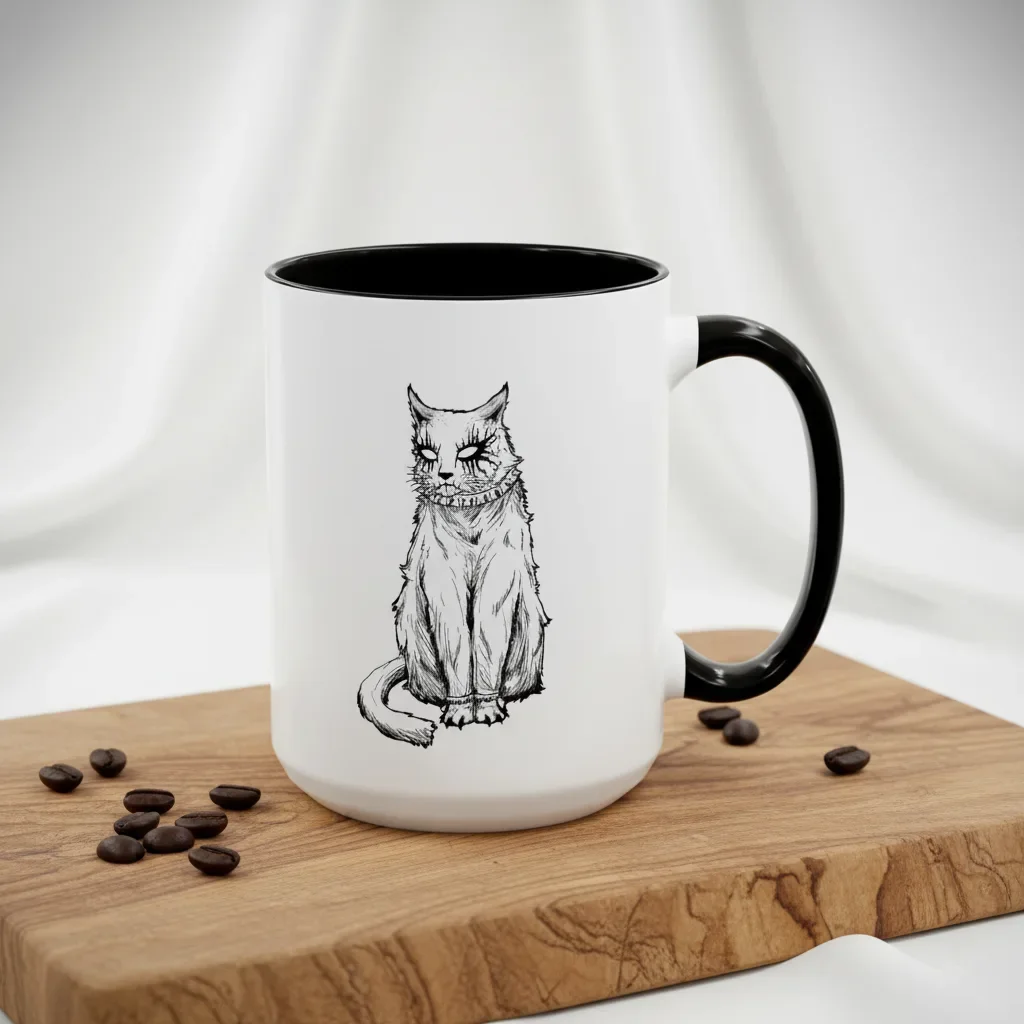 Maximum judgment in this 15oz black metalhead coffee mugs
