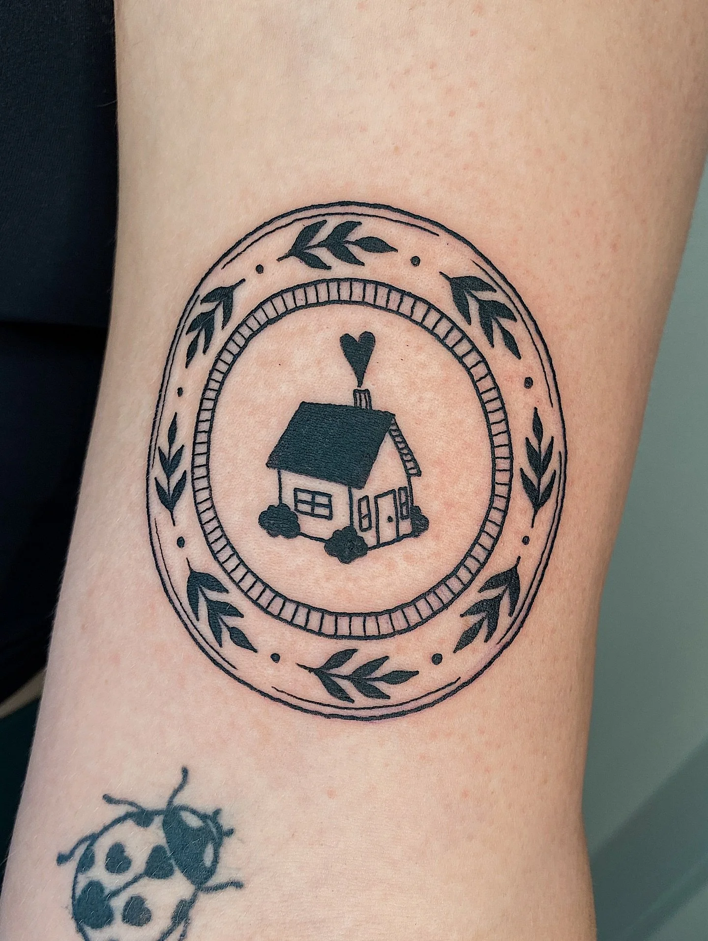 Childhood home for Melanie! Lady bug is adorable, but not by me :)