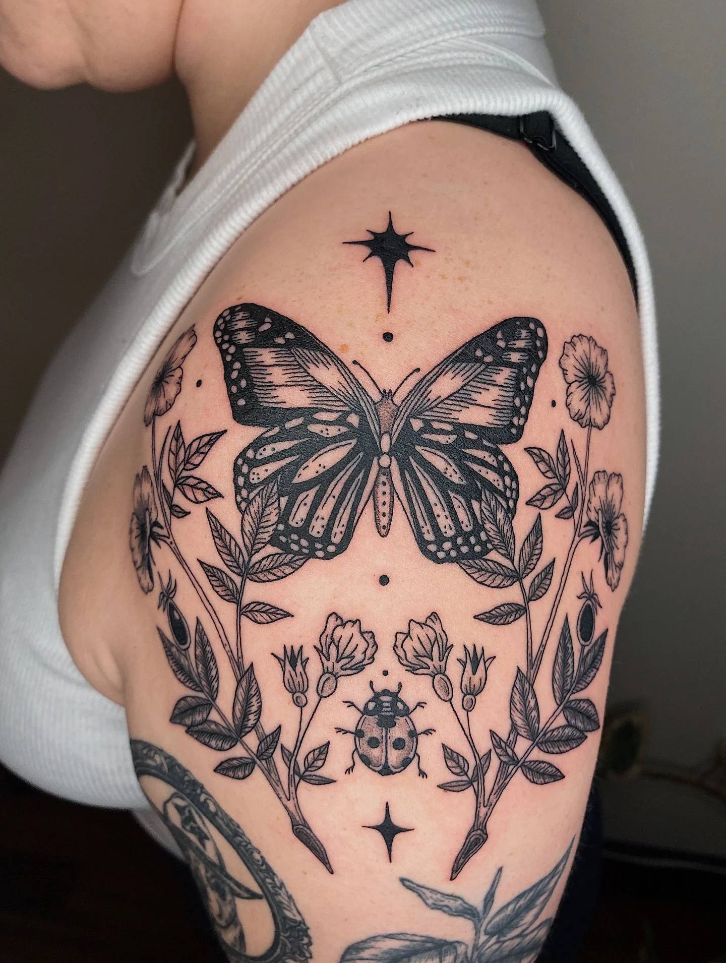 Perfect shoulder cap addition for Allyson 🦋 thanks buddy 🫶🏼