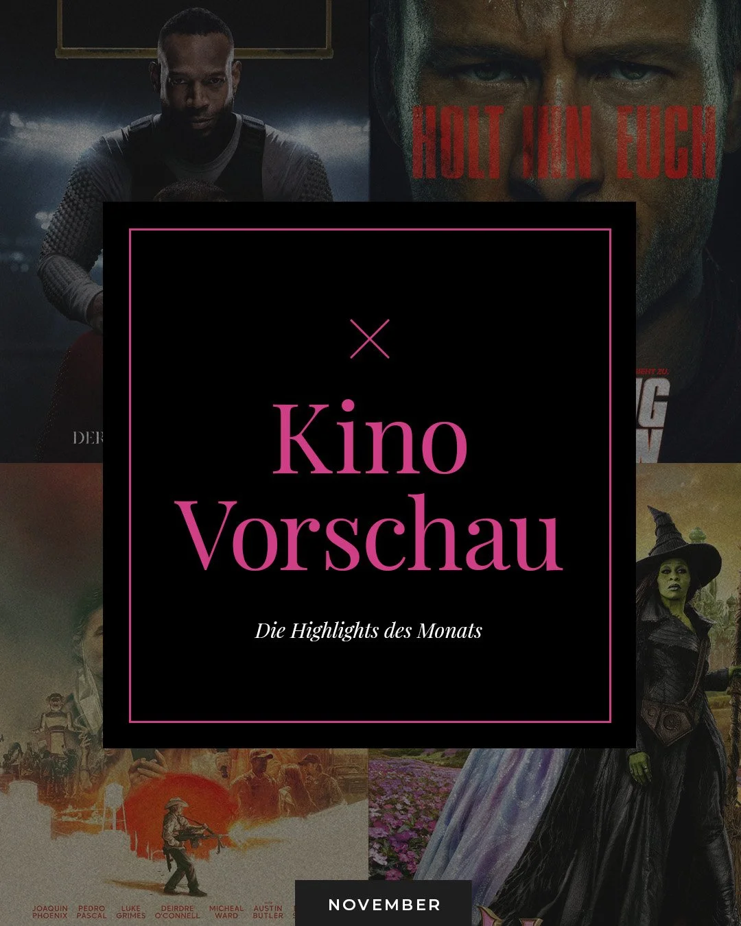 🍿 Meine Kinohighlights im November 2025

🎬 HIM &ndash; Der Gr&ouml;&szlig;te aller Zeiten (ab 13.11.)
Horror trifft Sportfilm: Regisseur Justin Tipping erz&auml;hlt die Geschichte eines gefeierten Footballstars, dessen unaufhaltsamer Aufstieg von d