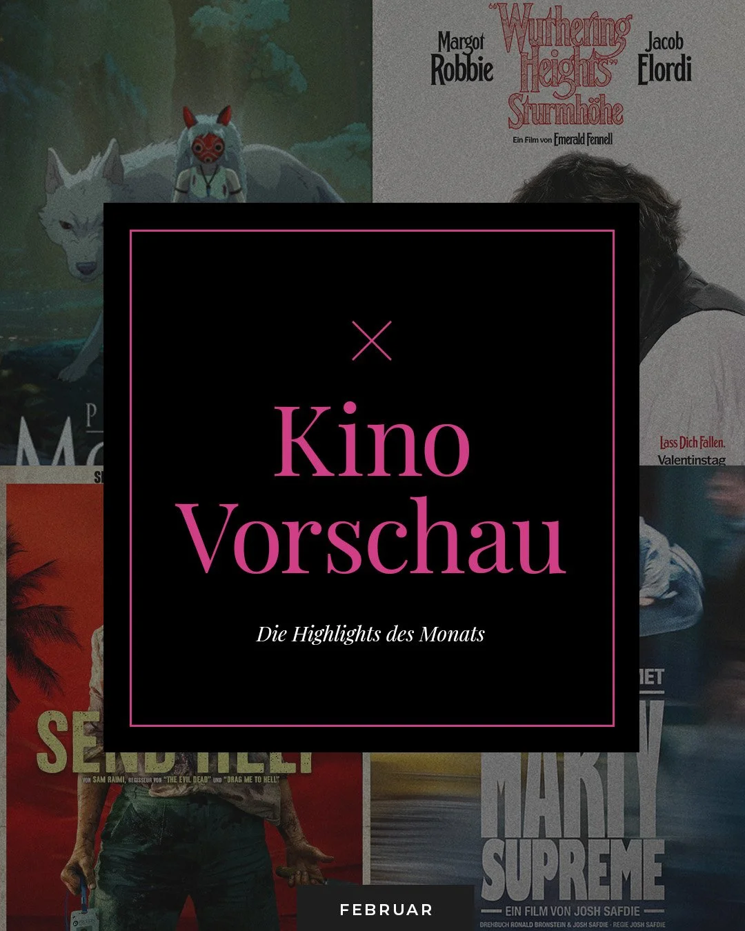 Meine Kino-Highlights f&uuml;r Februar 2026 🎬

Der Februar wird erstaunlich vielseitig &ndash; von gnadenlosem Survival-Thrill &uuml;ber gro&szlig;es Animationskino bis hin zu literarischer Tragik und sportlichem Wahnsinn. Das sind meine vier Filme,