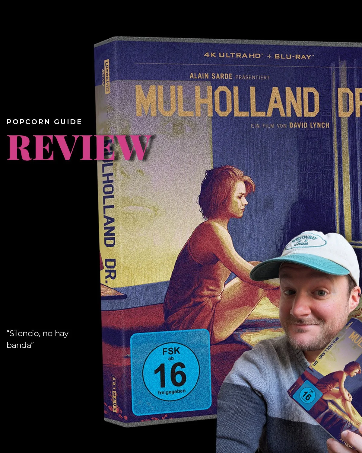 📀💿4K Review: MULHOLLAND DRIVE
F&uuml;r mich pers&ouml;nlich ist Mulholland Drive mein liebster Lynch-Film. Einmalig. R&auml;tselhaft. Beunruhigend. Und emotional vielschichtiger, als man ihm auf den ersten Blick zutraut. Ein Film, der sich nicht er