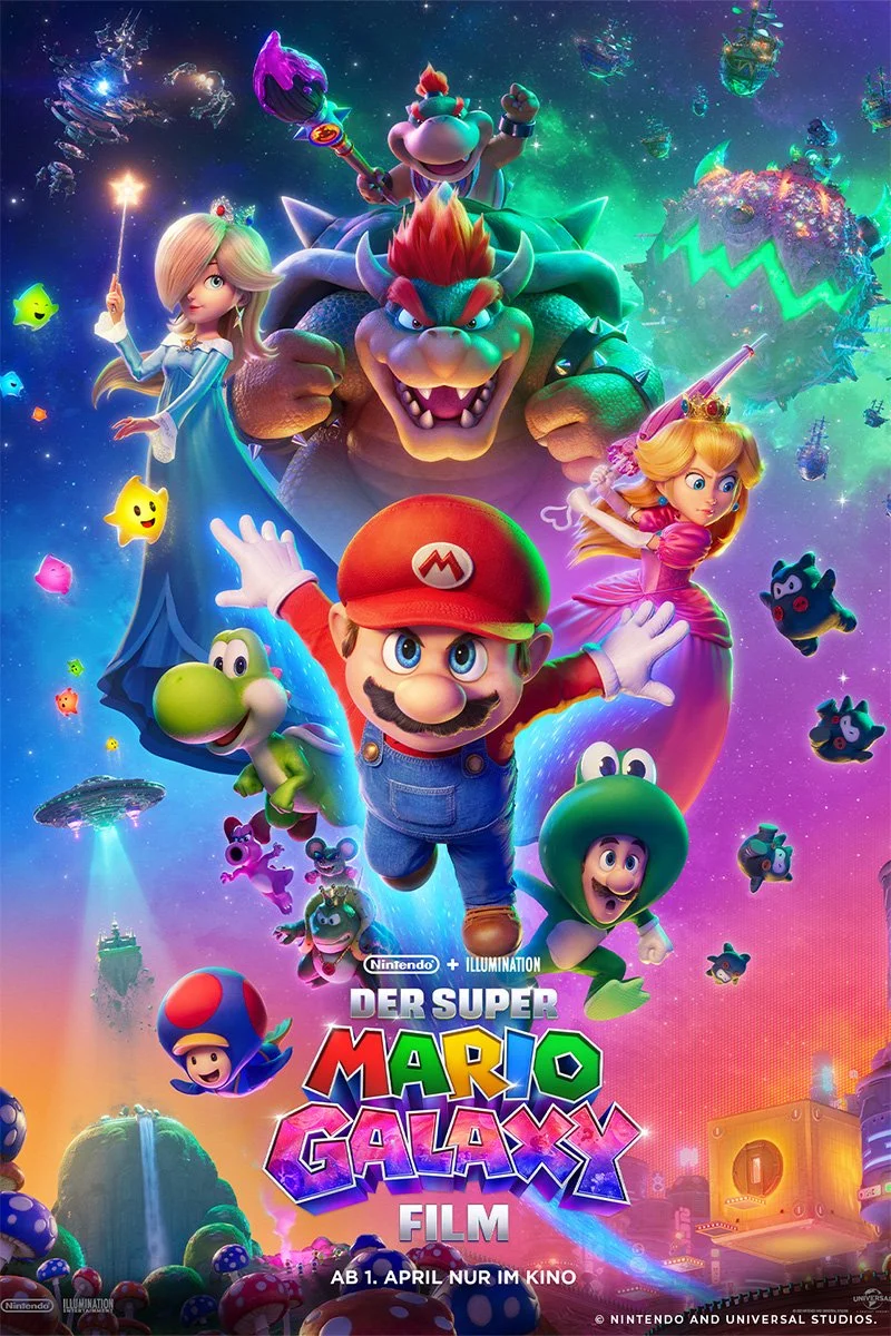 Super Mario Galaxy Film Kinoposter