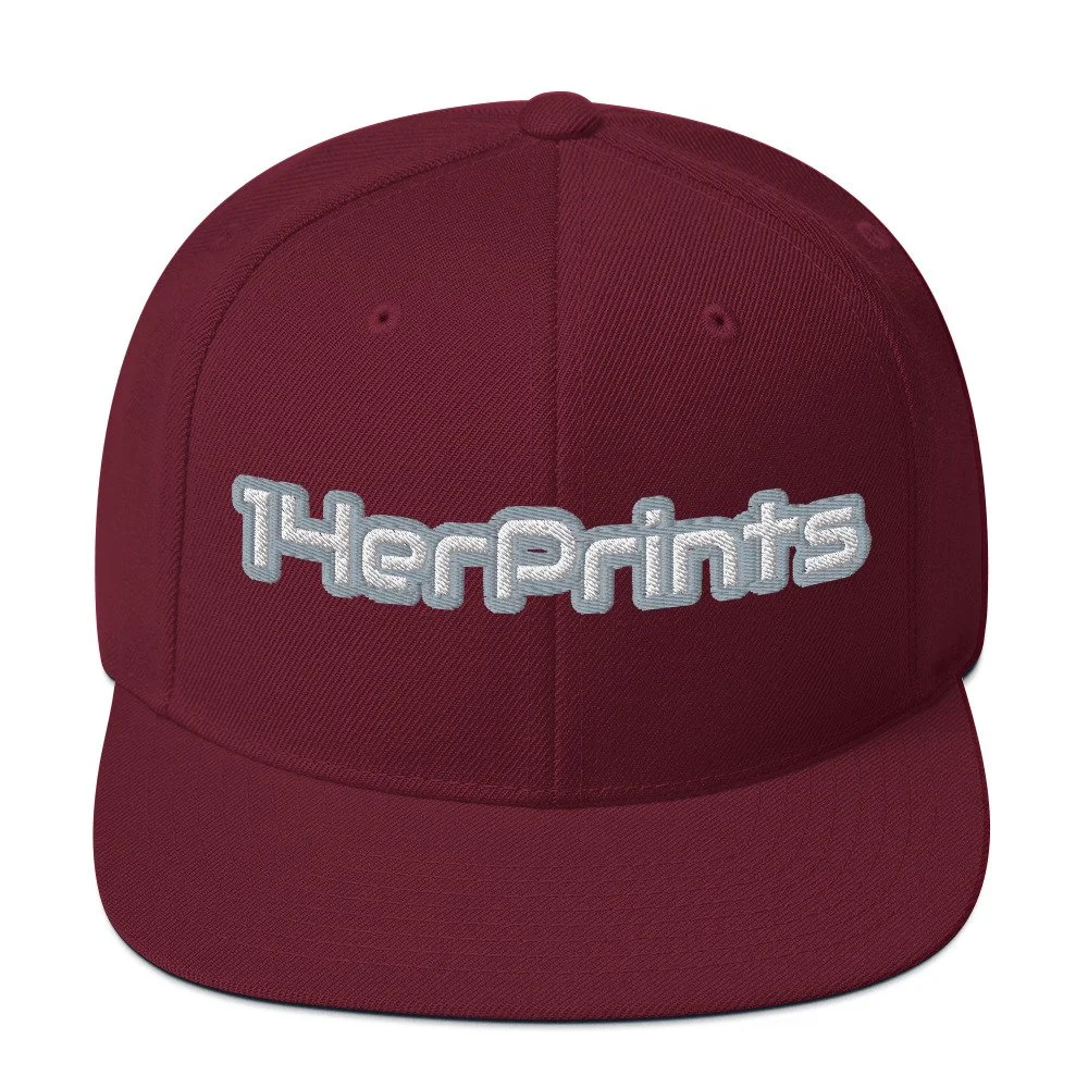 14erprints classic snapback – maroon front