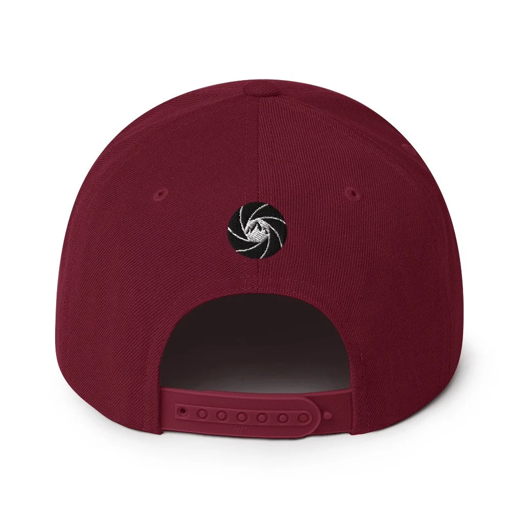 14erprints classic snapback – maroon back