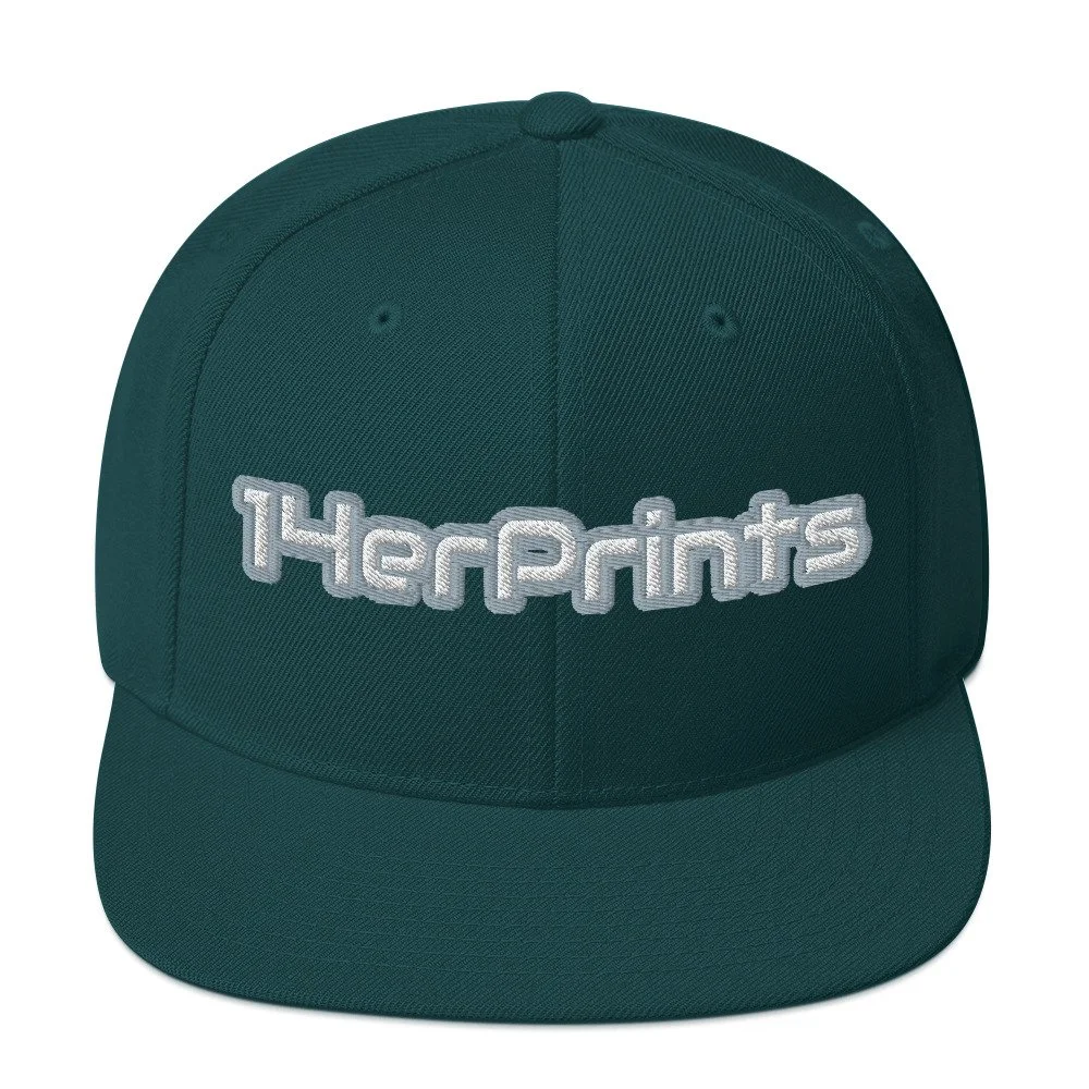 14erprints classic snapback – spruce front