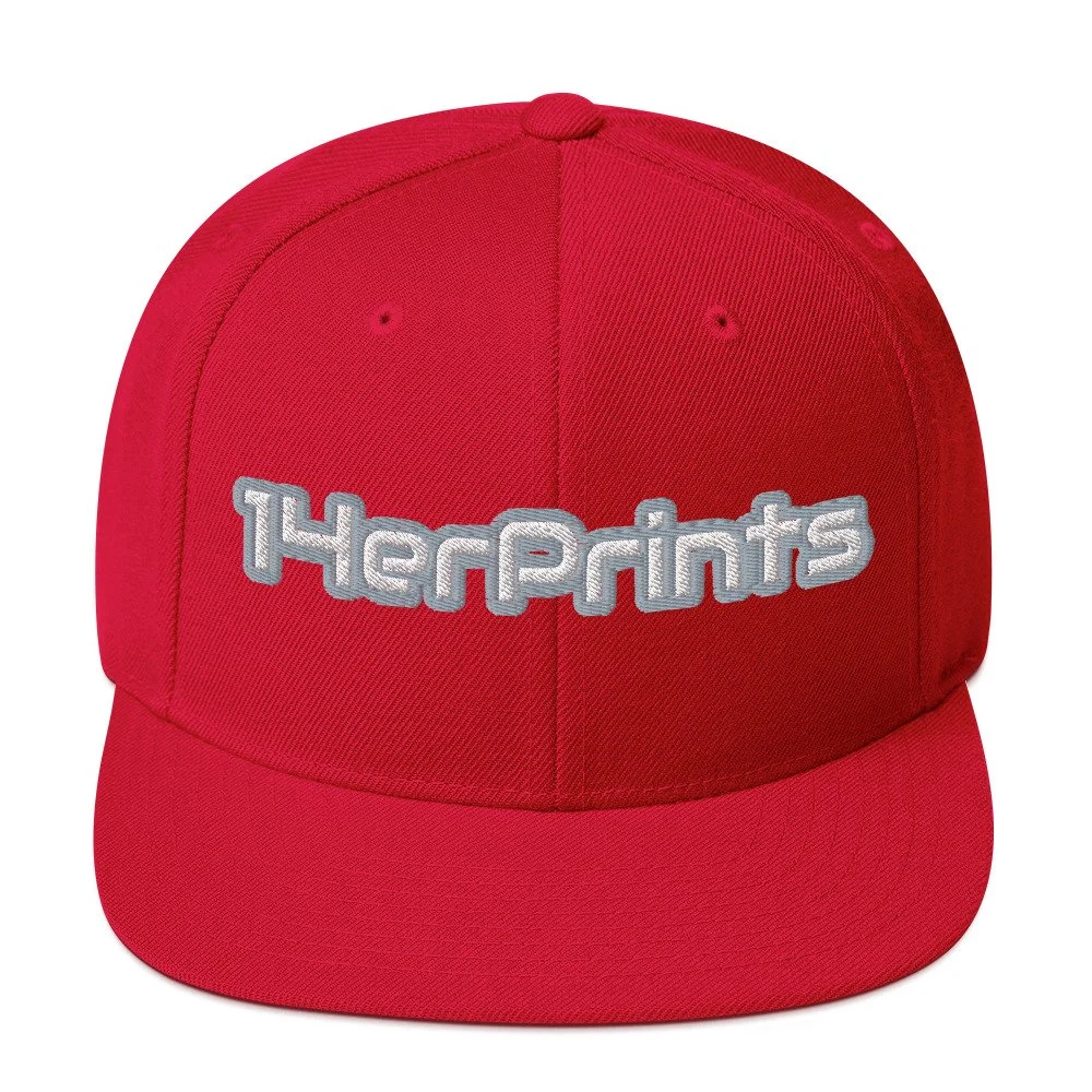 14erprints classic snapback – red front