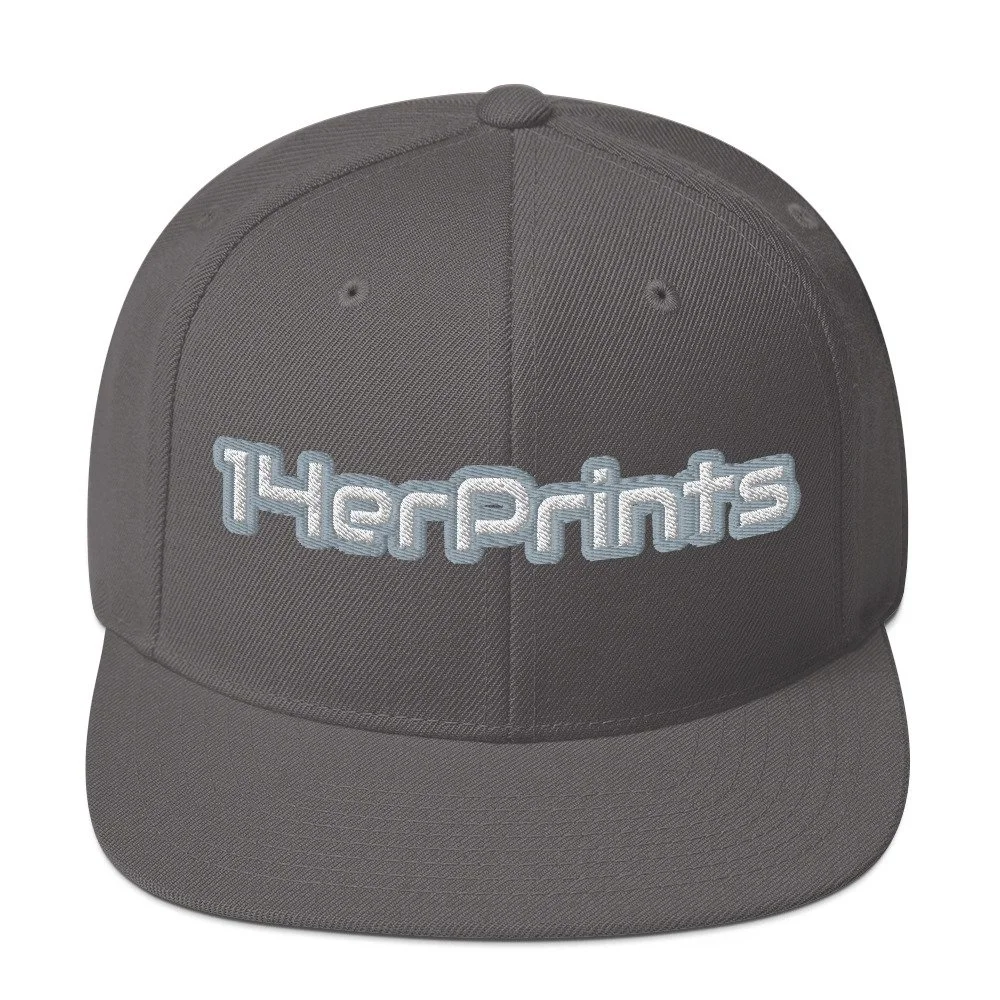 14erprints classic snapback – dark gray front