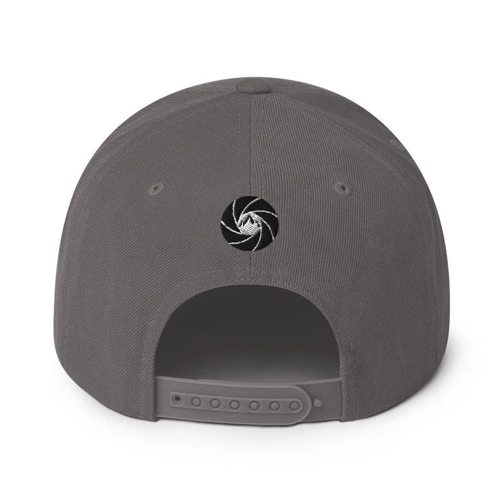 14erprints classic snapback – dark gray back