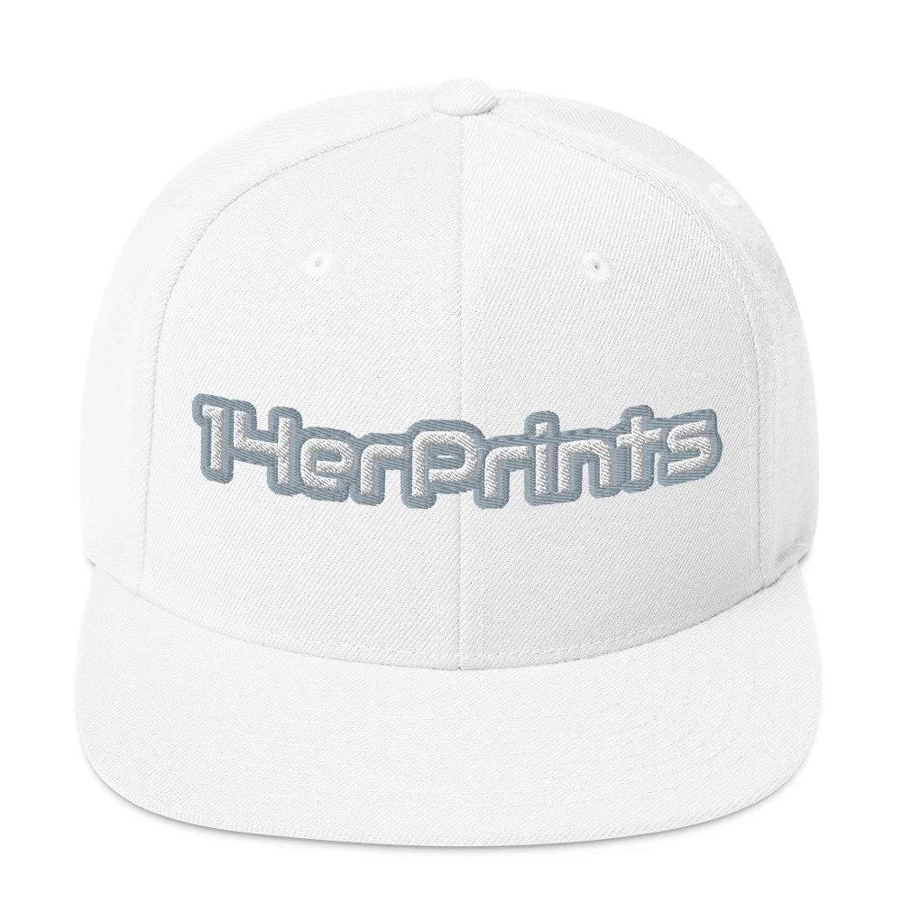 14erprints classic snapback – white front