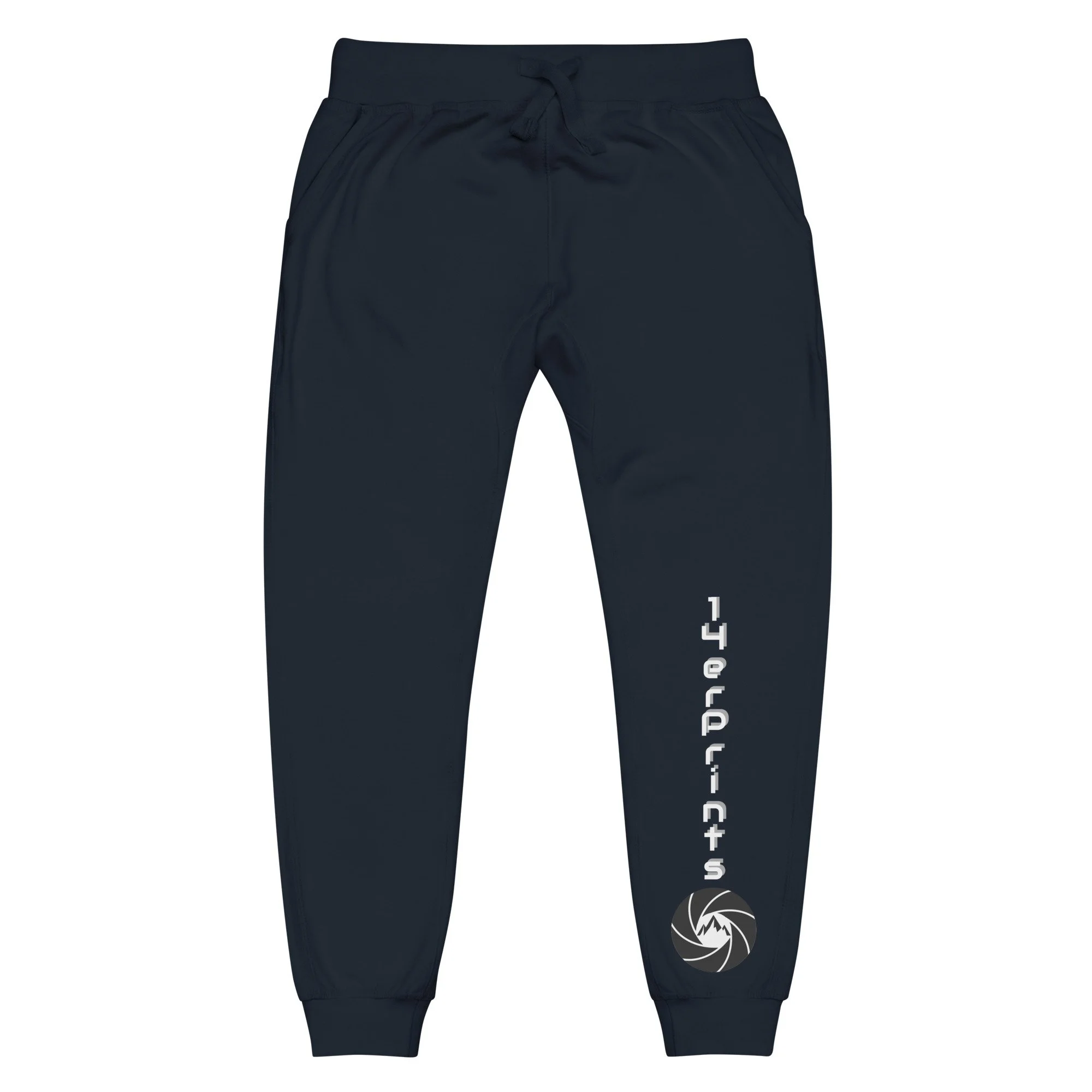 14erprints fleece sweatpants – navy blazer front
