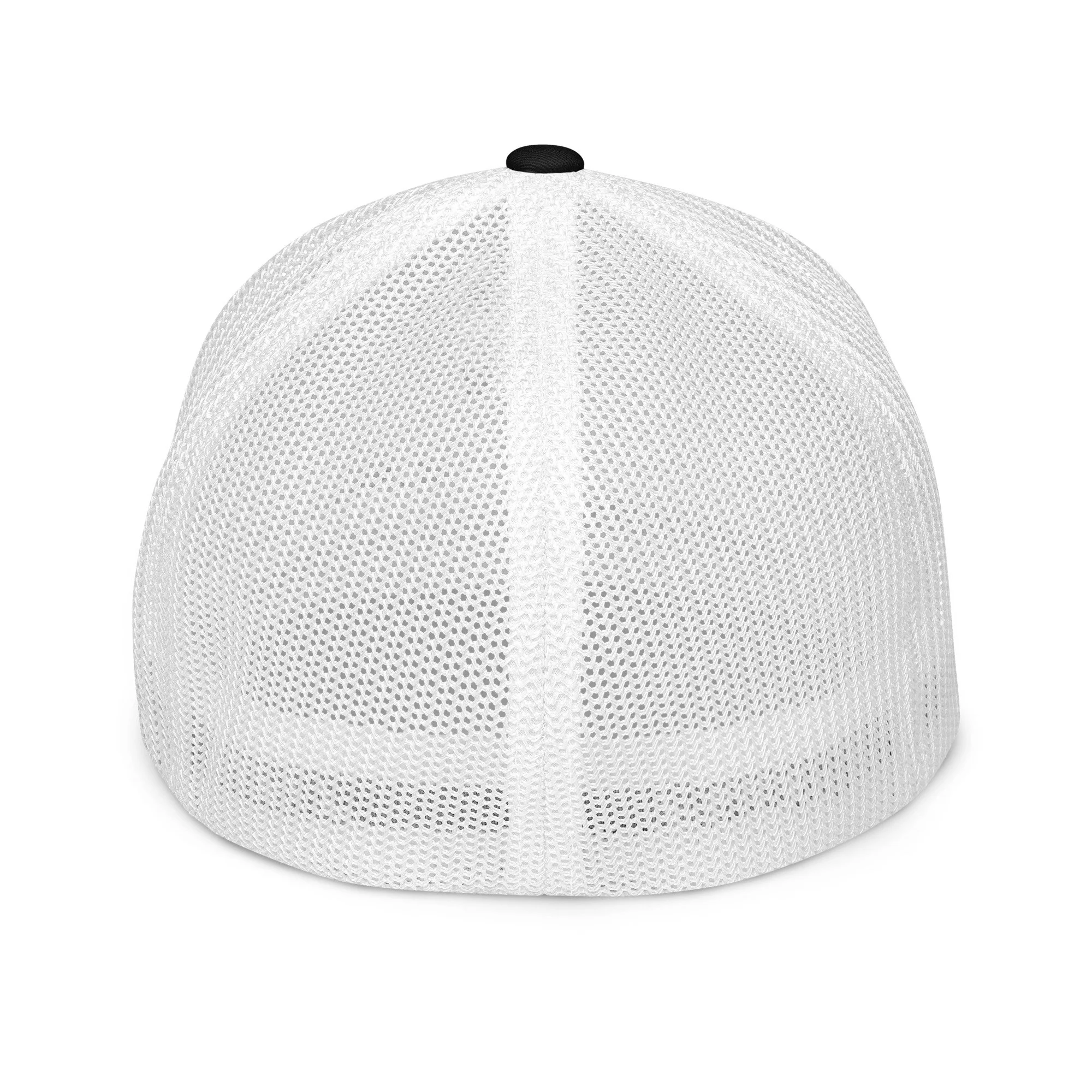 14erprints closed-back trucker hat – black/white back