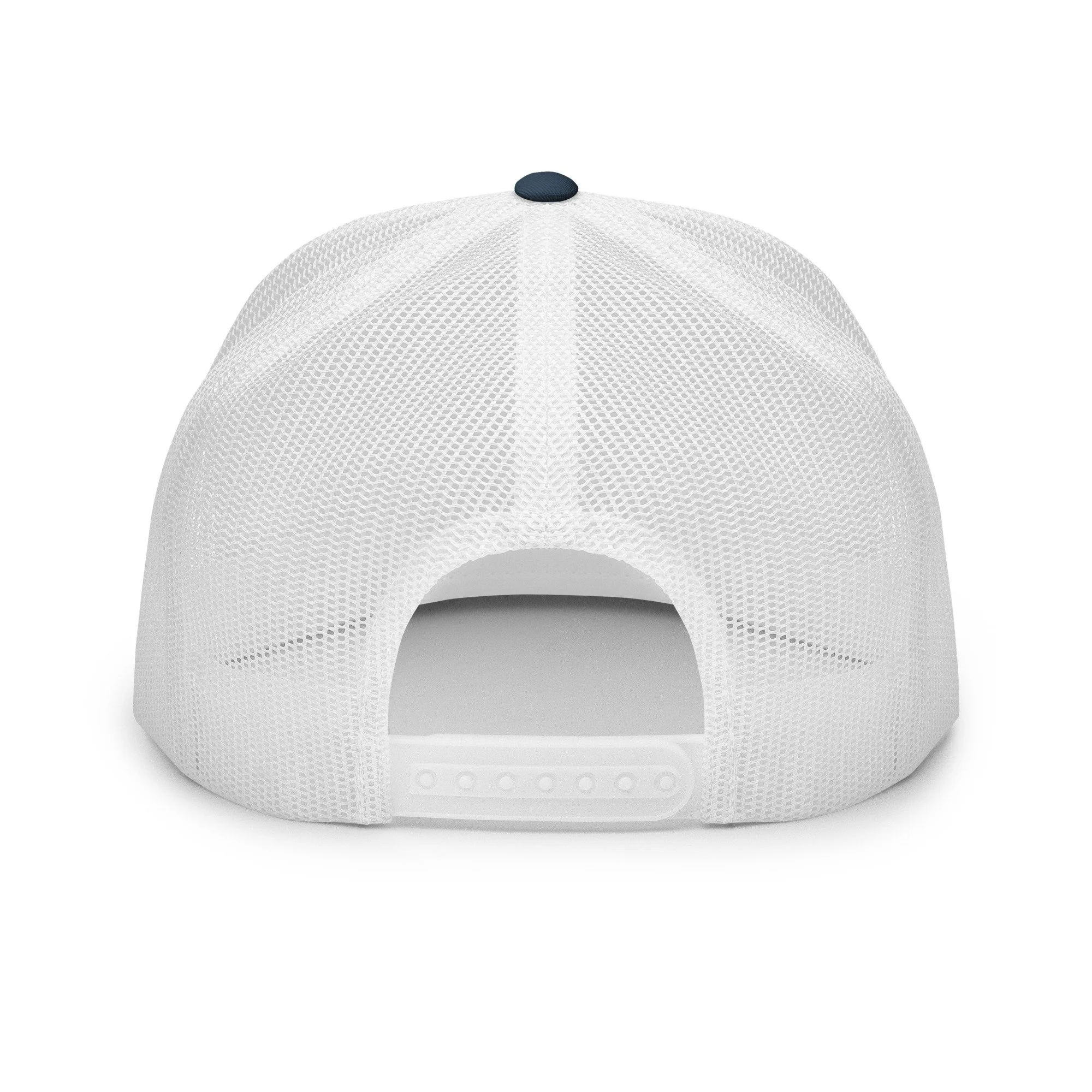 14erprints traditional trucker hat – navy/ white back