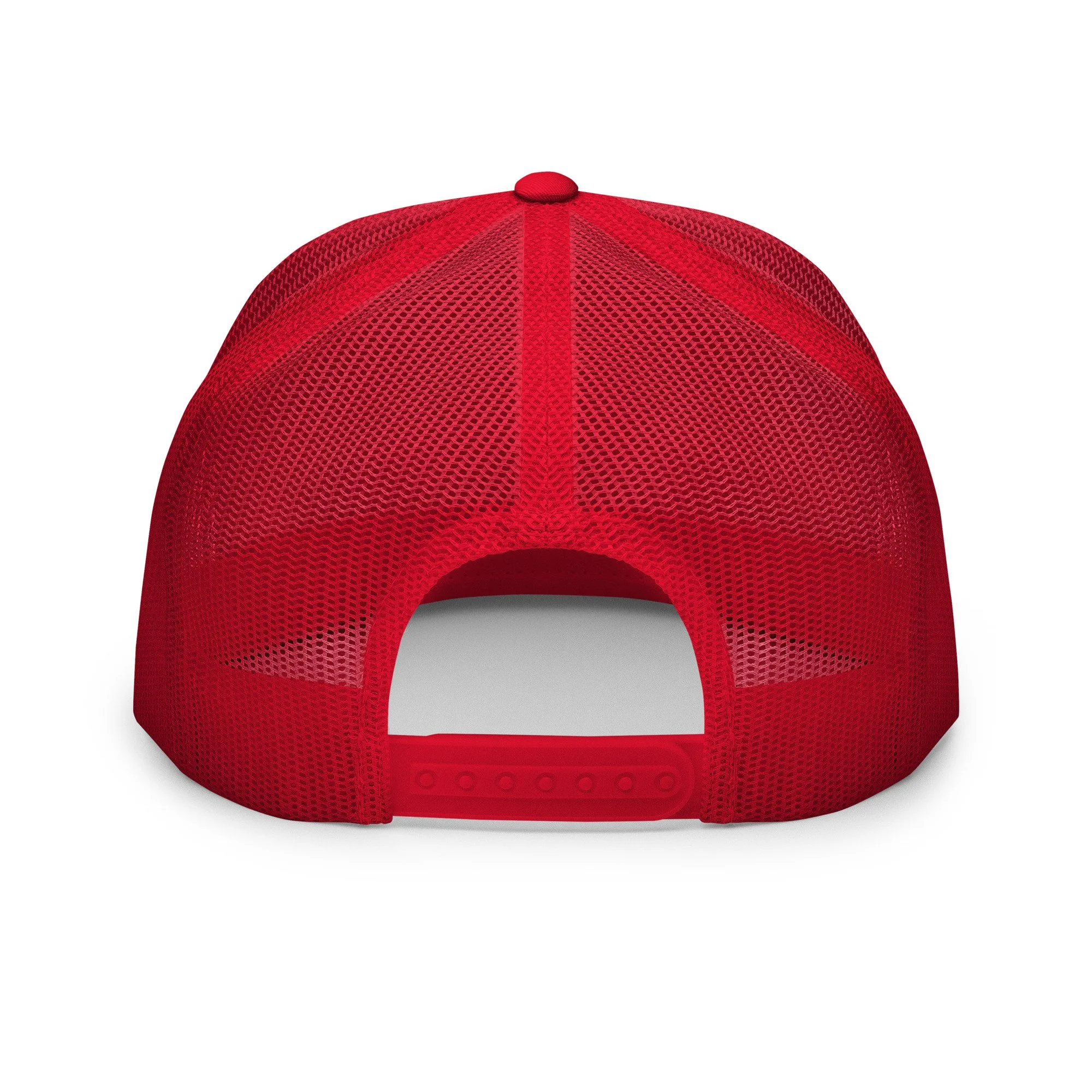 14erprints traditional trucker hat – red/ white/ red back