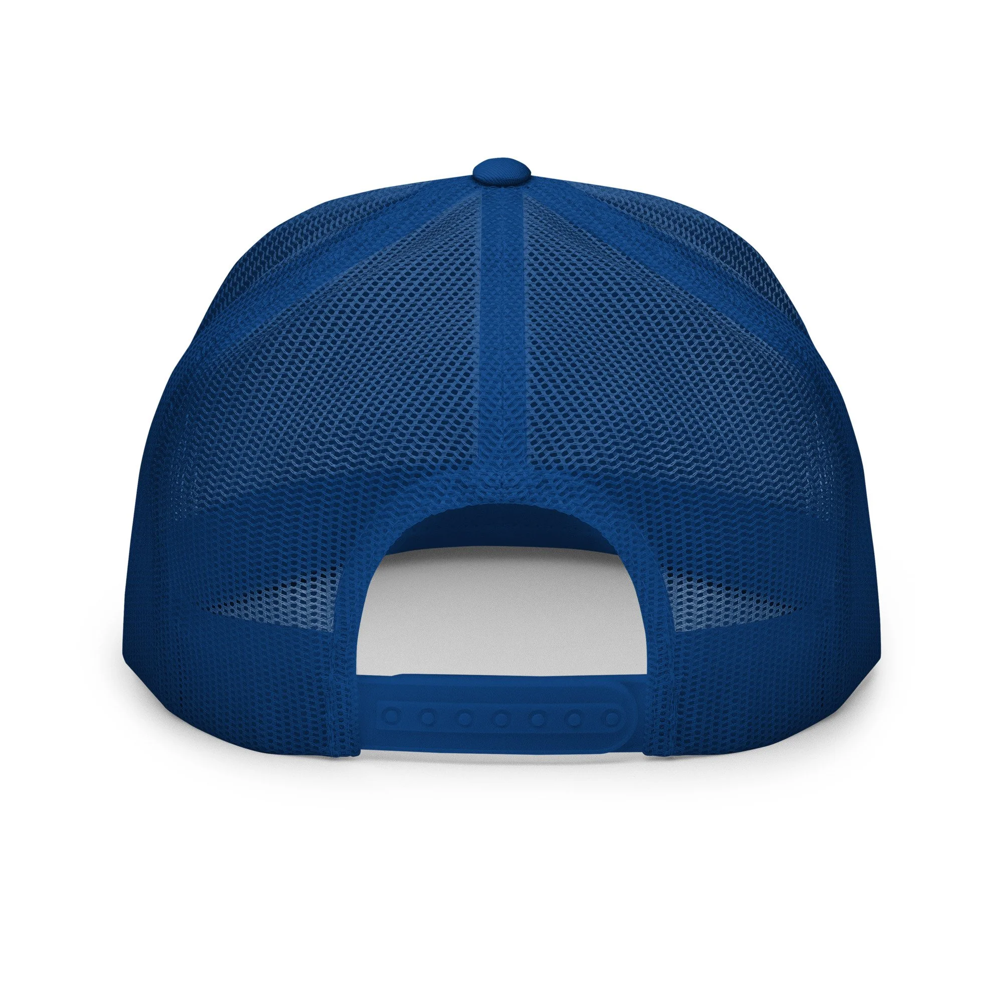 14erprints traditional trucker hat – royal/ white/ royal back