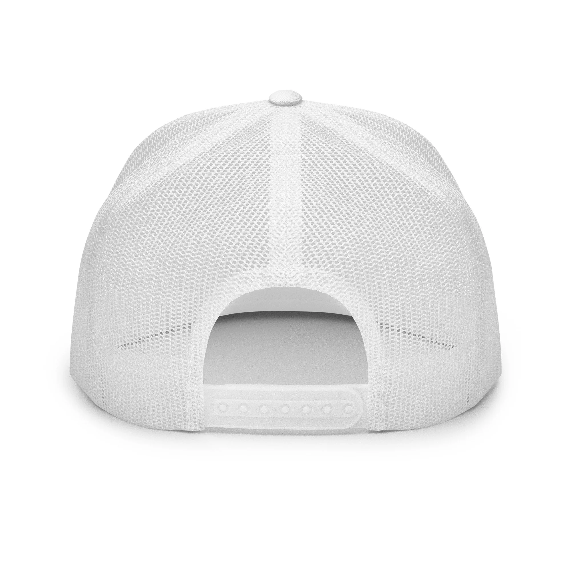 14erprints traditional trucker hat – white back
