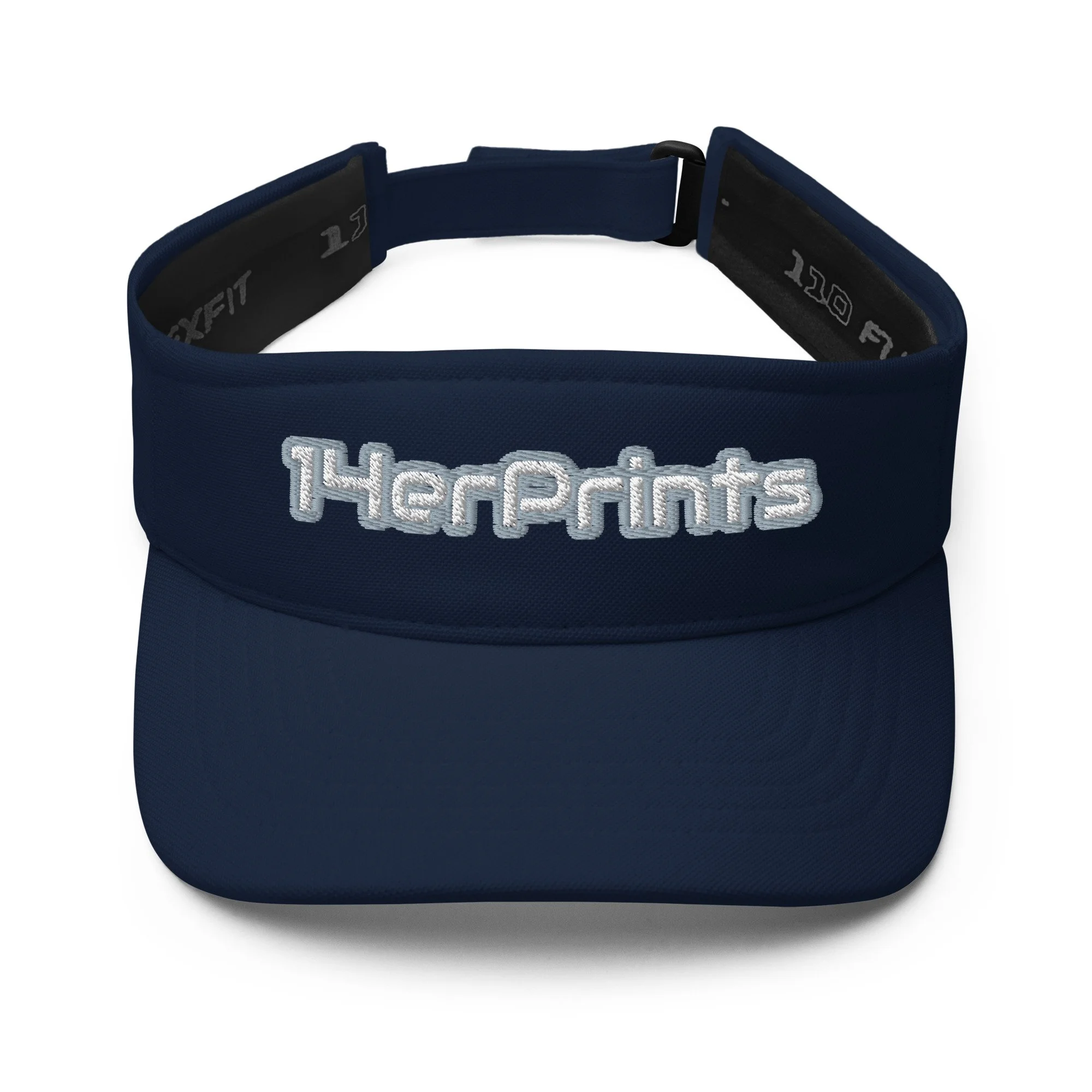 14erprints flexfit visor – navy front