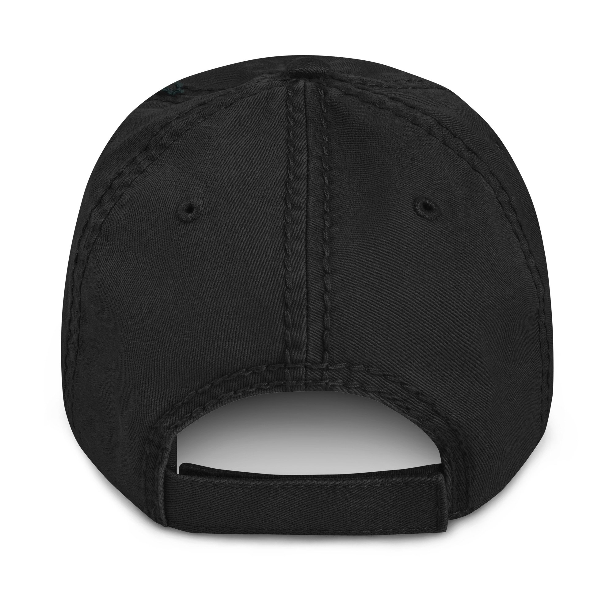 14erprints distressed dad hat – black back