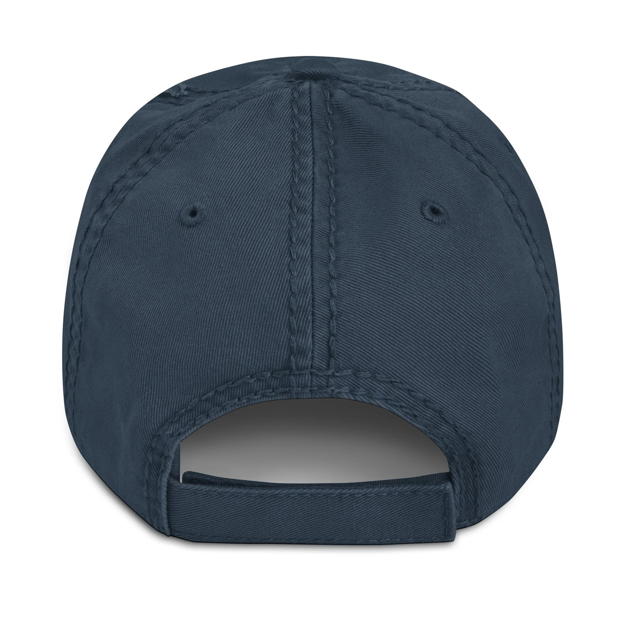 14erprints distressed dad hat – navy back