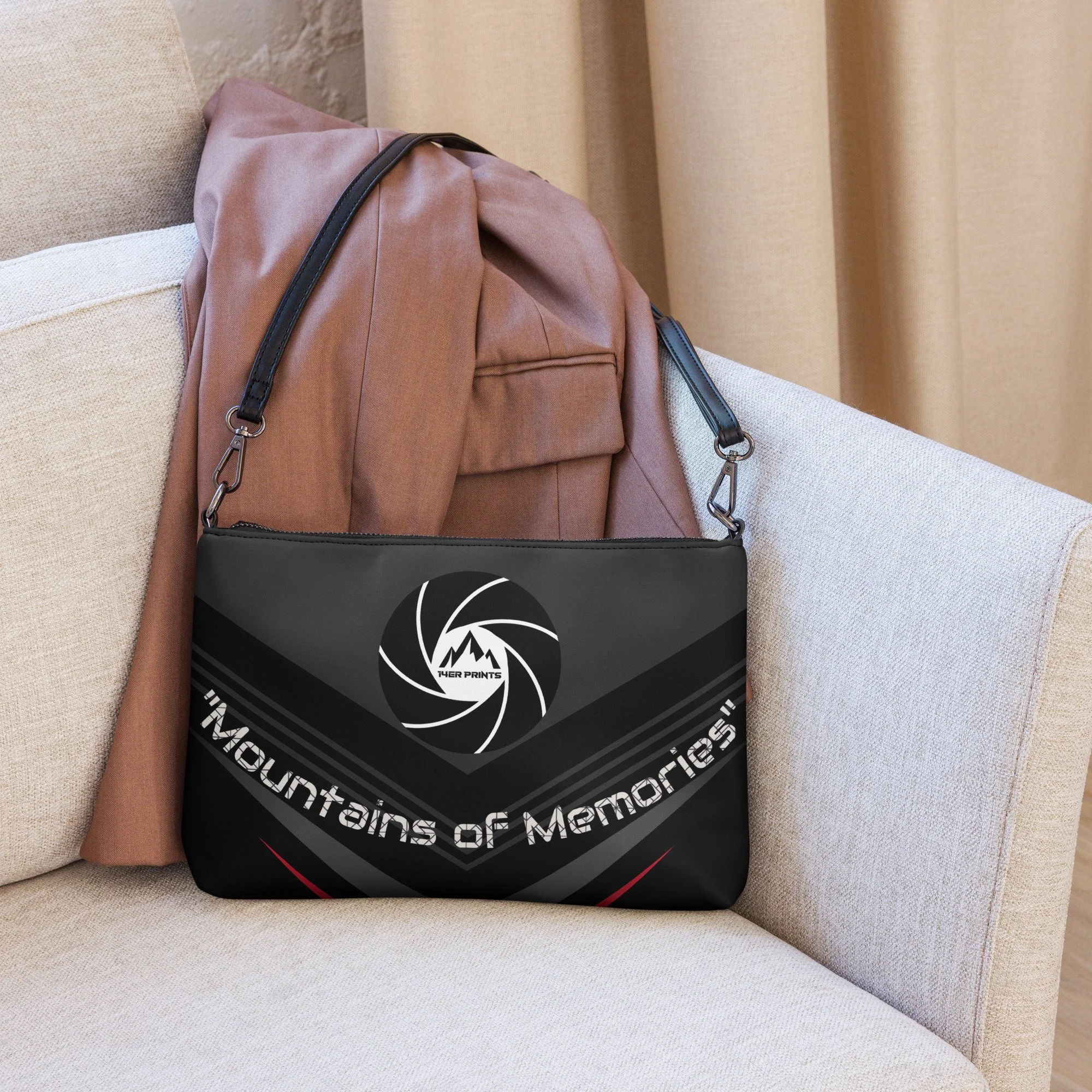 14erprints crossbody bag – black back