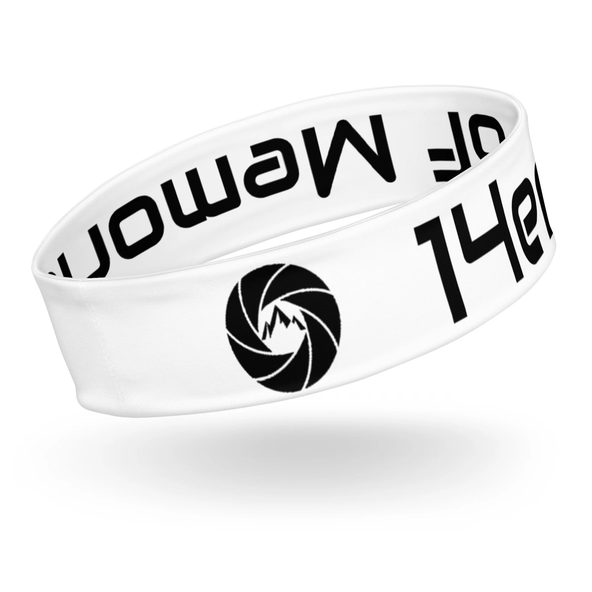 14erprints logo headband – white right back