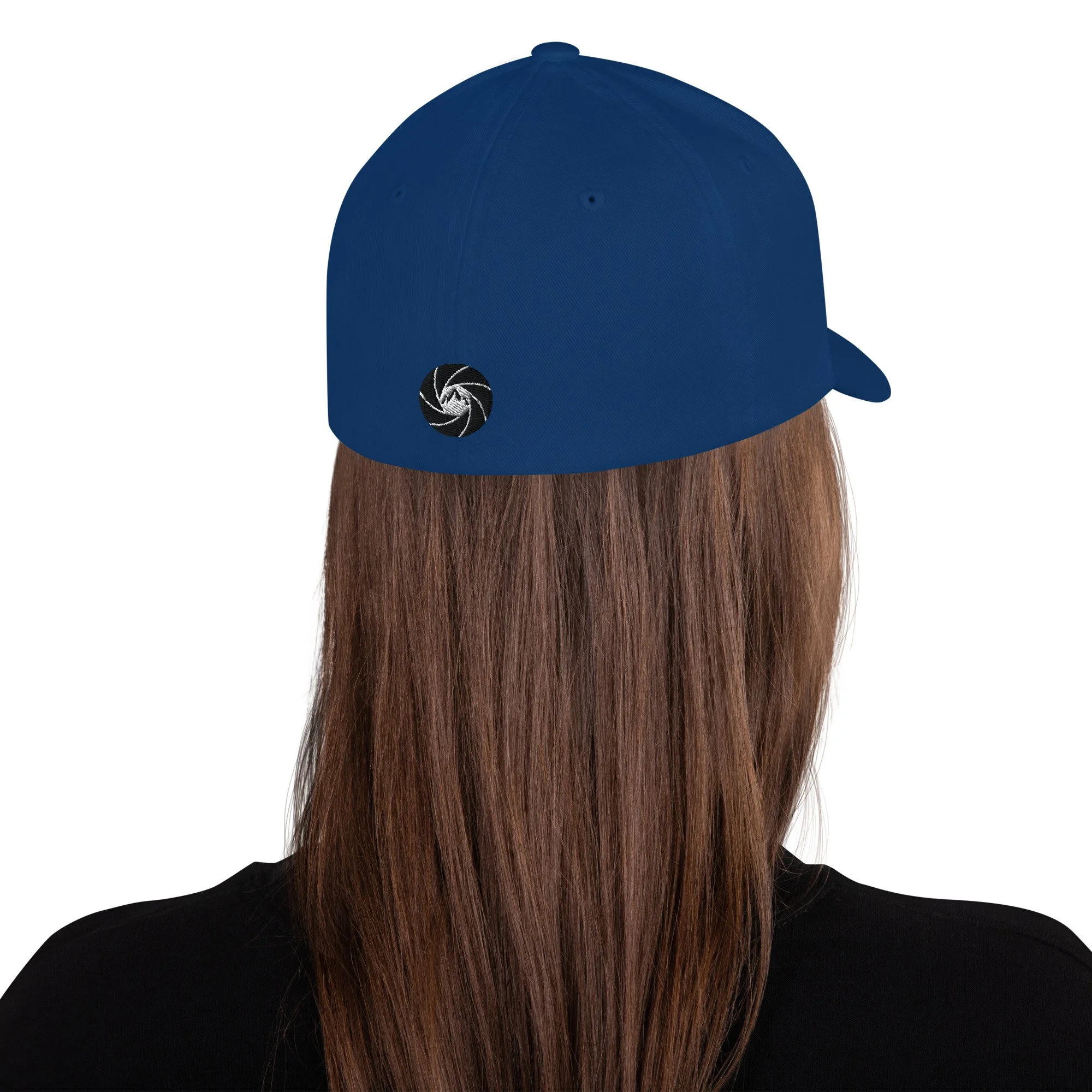 14erprints flexfit logo hat – royal blue back view