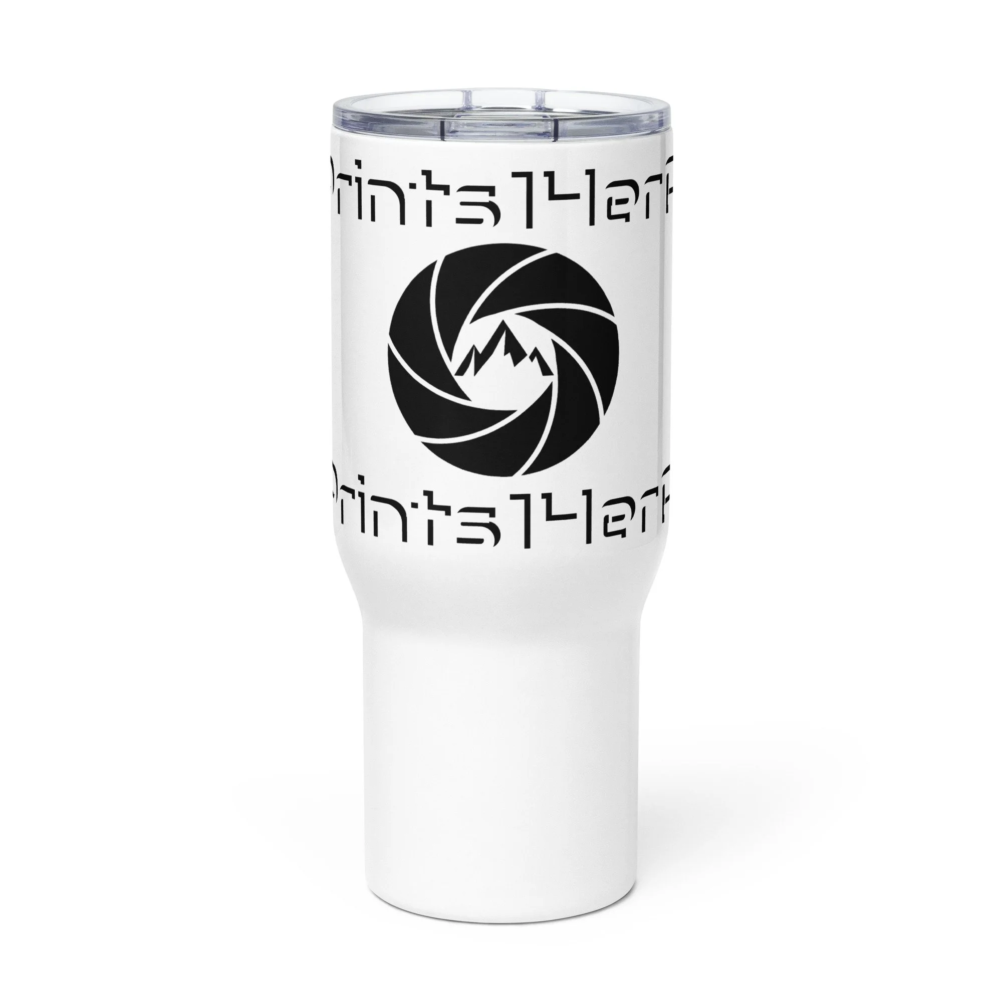 14erprints signature insulated travel mug – 25 oz front view