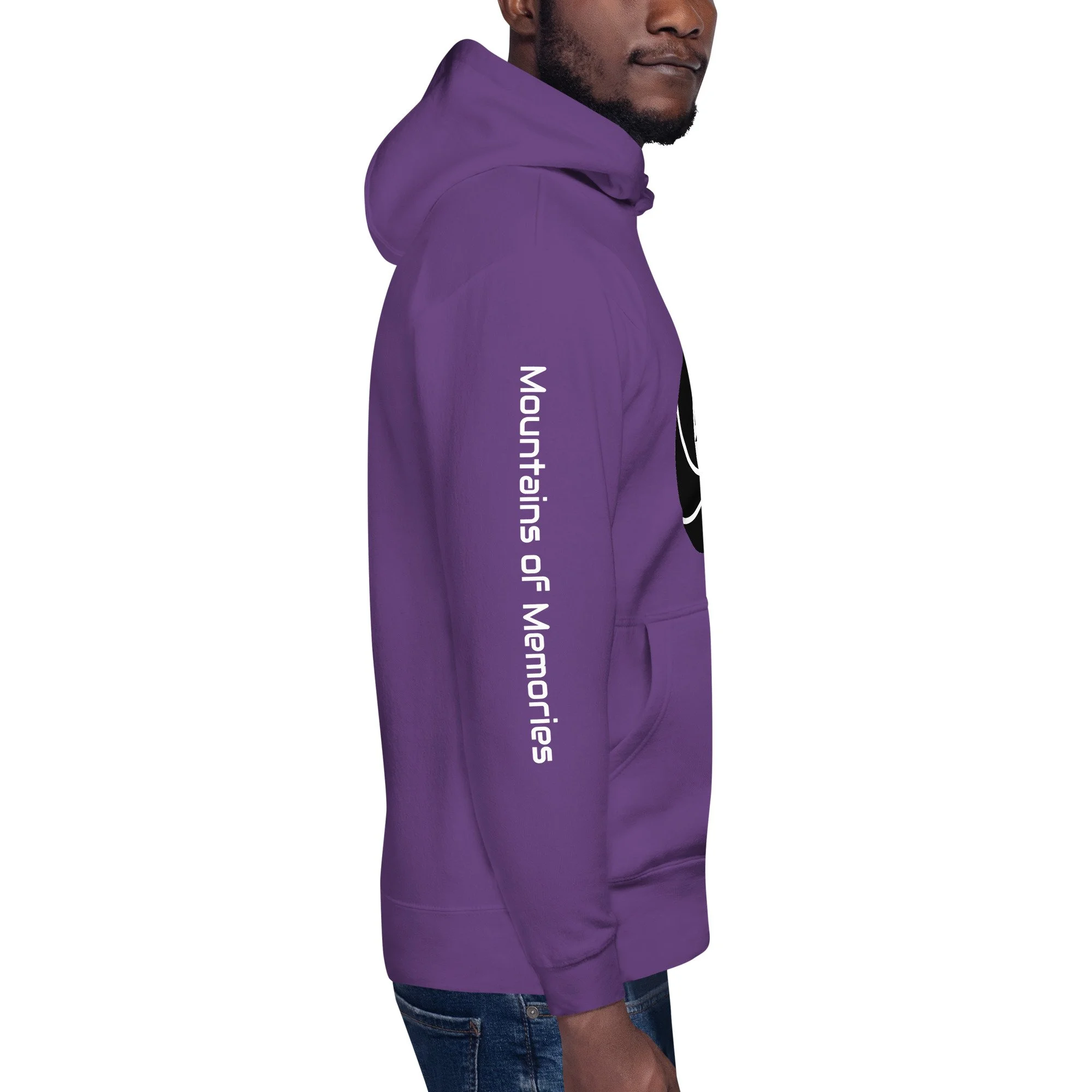 14erprints premium pullover hoodie – purple right view