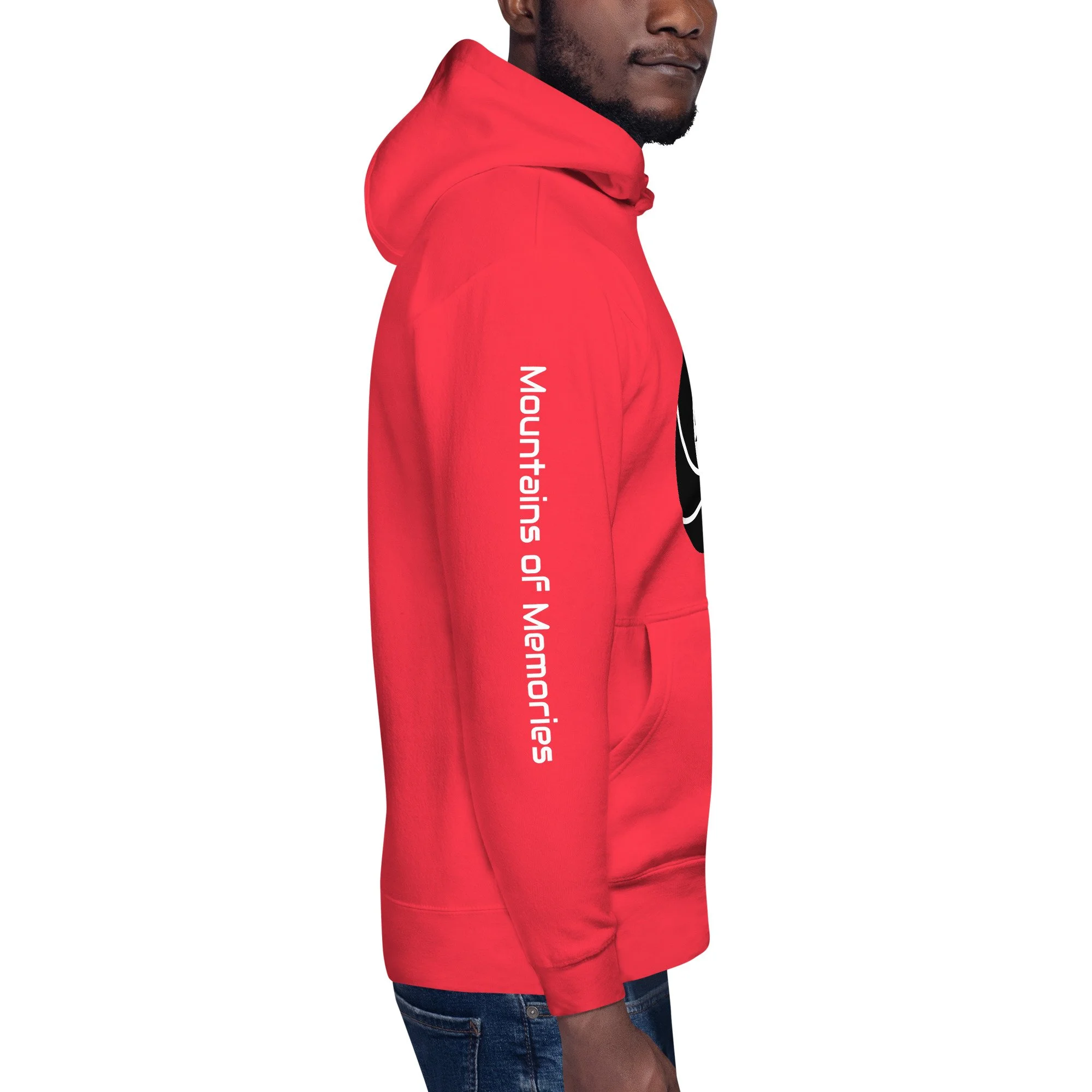 14erprints premium pullover hoodie – team red right view