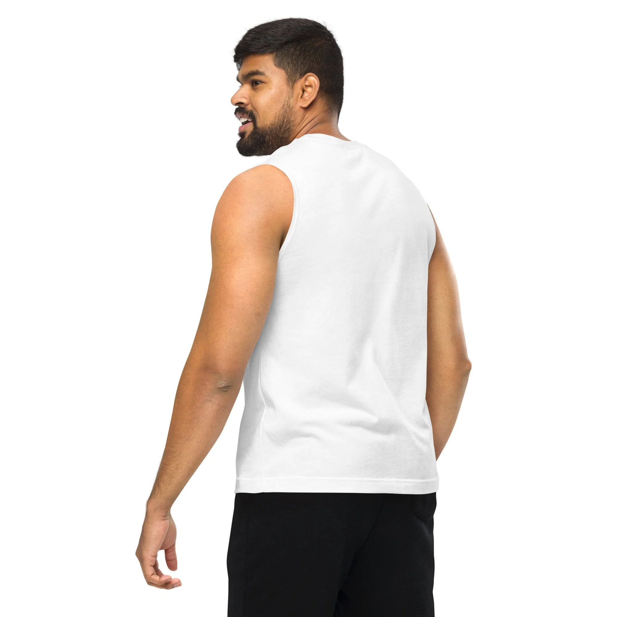 14erprints muscle shirt – white back